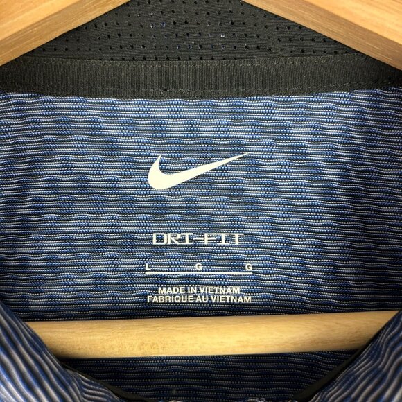 Nike 1 Cent Basketball Polo Large Penny Hardaway  ON COURT Blue Checkered READ - Picture 5 of 6